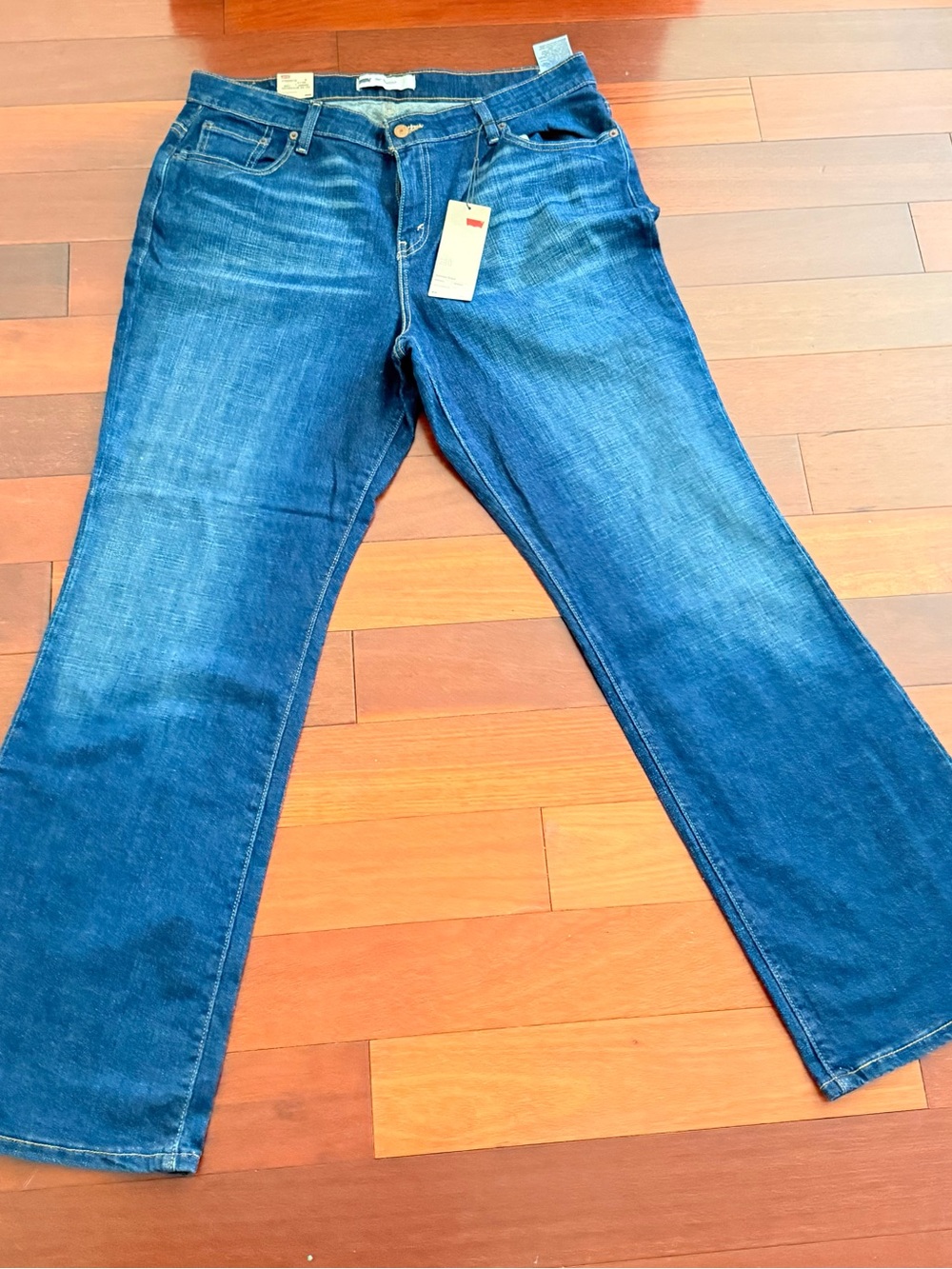 Levi's 580 Women’s Bootcut Jeans Flared Blue Denim Size 18W